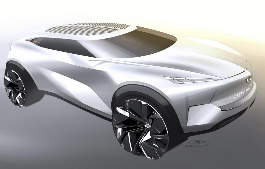 Эскиз Infiniti QX Inspiration 2019 года  (фото 138 из 159)